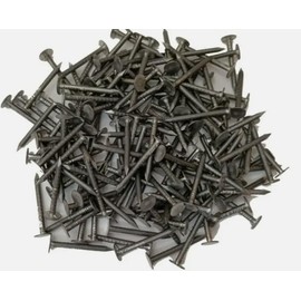 Aluminium Clout Nails 50mm x 3.35mm Roofing Nails Aluminium Large Head Roofing Felt Clout Nails Rustproof Aluminium Clout Nail, Roofing Felt Clout Nails, Roofing Felt Nail Tacks Sheds - 50 Nails