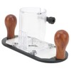Router Plunge Base Adjustable Circular Locking Design Aluminum Alloy Plunge
