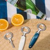 Ohiyoo Metal Bottle Opener Kits 8 Pack Blank Stainless Steel
