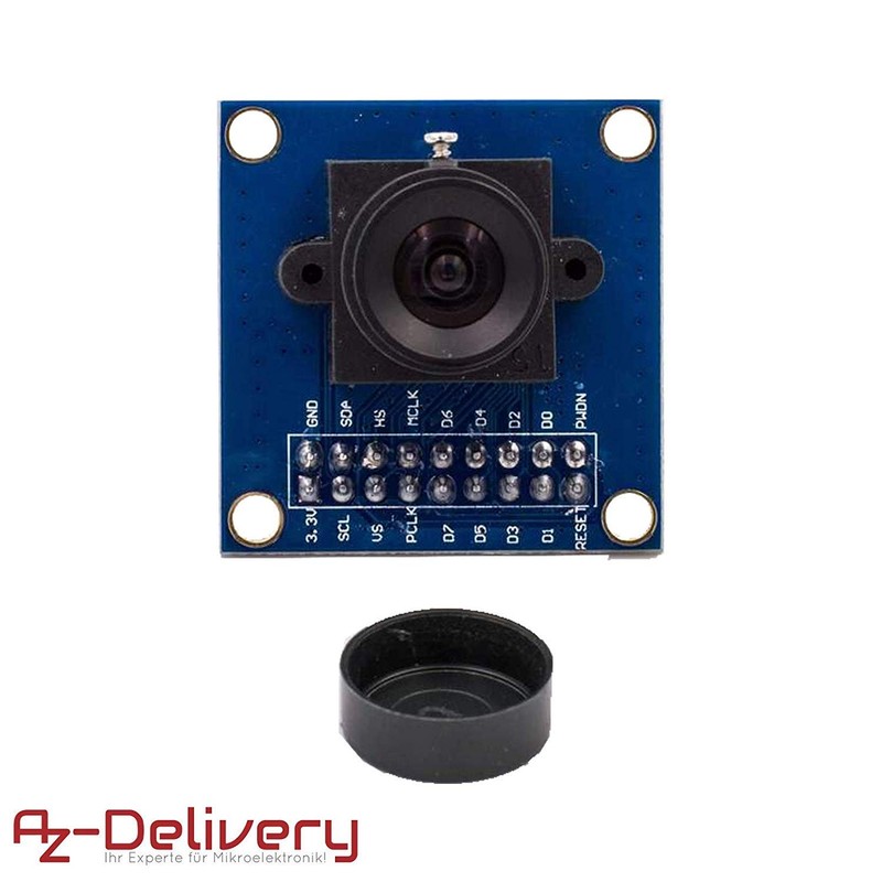 AZDelivery ⭐⭐⭐⭐⭐ Camera for Arduino OV7670 300KP VGA Camera