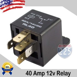 225FWY 100PCS Universal 40A AMP 12V Volt Automotive 5-Pin Car Relay