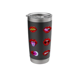 Lip Gloss Aesthetic Red Lips Summer Vibes Tinted Lip Love Stainless Steel Insulated Tumbler