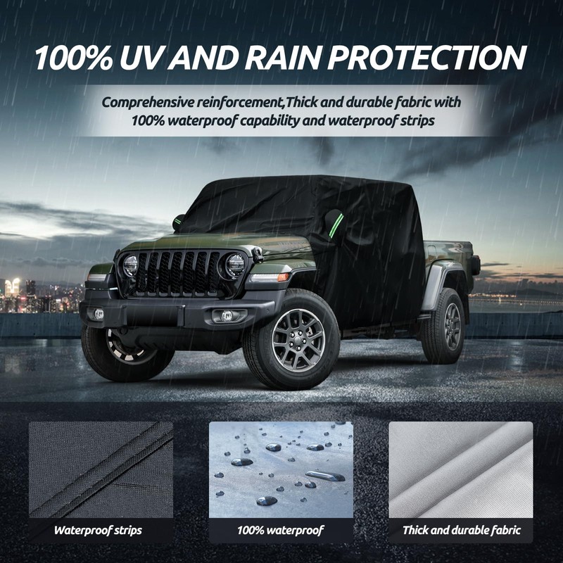 Car Cab Cover for Jeep Gladiator 2020-2025, Migaven Waterproof Cover
