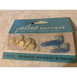 Jolee's Boutique JOLEE’S BOUTIQUE 3D MINI GLITTER WAVES OCEAN WAVES SEA BUBBLES STAR FISH WAVES