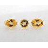 Myhealingworld Natural Citrine 6X8mm oval 6mm round 6X9mm pear faceted