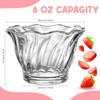 JOUTYFOR 22 Pack Plastic Dessert Cups 6 oz Clear Ice