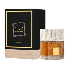 Lattafa Khamrah Eau de Parfum Spray Unisex 3.4 Oz Aromatic Sweet Spicy Scent - Specification: 3.4 Oz / 100 ml