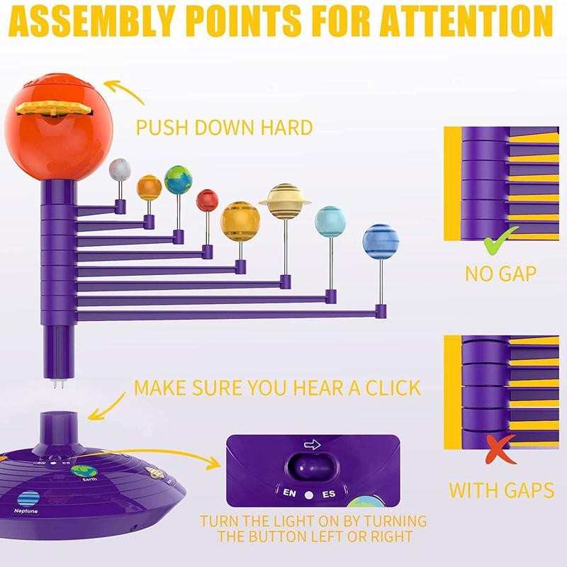 Science Can Solar System Planetary Electronic Projector with 3 Viewing