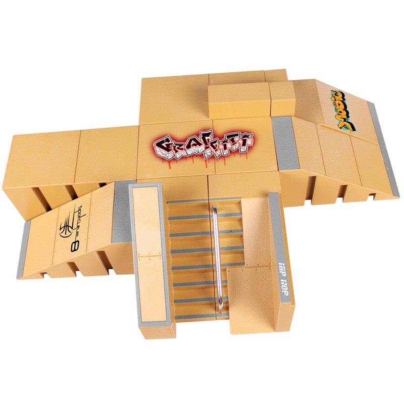 Skate Park Kit Ramp Parts for Finger Skateboard Durable Ultimate