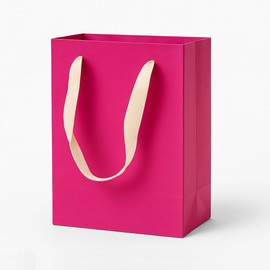 Aosric 30 Pack 6x3x8 Pink Gift Bags – Small Sturdy & Reusable Premium Gift Bags for Jewelry, Perfume, Skincare, Cosmetics, Boutique Gift, Party Favors, Weddings, Birthdays, Christmas and Holidays