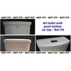 Spandex Fabric Cover for a lid Toilet Tank - Handmade