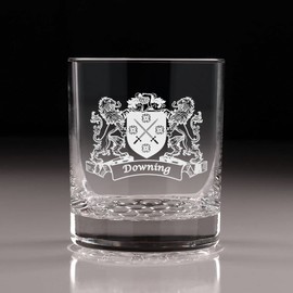Downing Irish Coat of Arms Nob Hill Tumblers - Set of 4