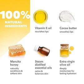 Clean & Pure Lip Balm 8-Pack (Pawpaw) | Lip Care Set With 100% All Natural Beeswax and Vitamin E Oil | Flavored Lip Balm for Dry, Chapped Lips | Made in Australia…