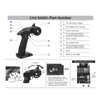 RC Transmitter 2.4G CH2 Remote Controller with Receiver 2440 4000KV