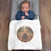 Azeeda 'Smiling Bear Cub' Cotton Baby Blanket/Shawl (BY00039768)