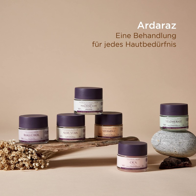 Ardaraz Moisturising face cream for women with hyaluronic acid in