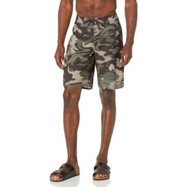 Quiksilver Men's Standard Everyday Solid 20 Boardshort Swim Trunk, Thyme 234, 36