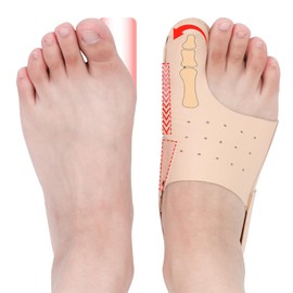 JFNoraiva Ultra-Thin Bunion Relief Socks for Women & Men, Big Toe Bunion Socks for Day & Night, Adjustable Hallux Valgus Straightener(XL)