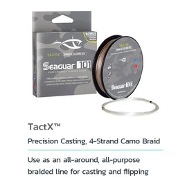 Seaguar101 TACTX Braided Line Camo 300 yds, 15 lbs Length/Weight -15TCX300
