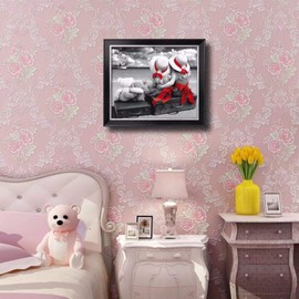 Diamond Painting Kits for Adult Twin Sisters, 5D Full Drill Paint with Diamonds, Home Art Decor Gift(11.8x15.7 Inches)