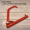 HUIOP Steel Cant Hook Log Lifting Rolling Tool (No Handle)