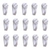 20Pcs Plastic Picture Hooks for Hard Wall Picture Hanging Kit