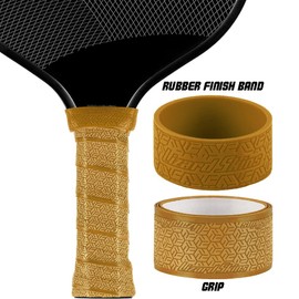 Lizard Skins DSP Ultra Pickleball Grip – 0.8mm Thickness Pickleball Paddle Grip Tape – 11+ Colors (Vegas Gold)
