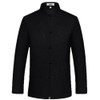 ZooBoo Mens Chinese Tang Suit Kung Fu Uniform Cotton Jacket