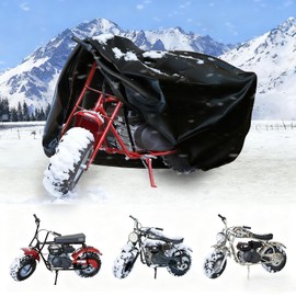 Chikia Mini Bike Cover Outdoor,Minibike Cover Waterproof,Compatible with Coleman CT200U CT200U-EX BT200X RT200 B200R B200RSV Massimo CT 70s Baja Trail Master Accessories,Protection,Dustproof