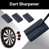 FEZTGVOFA 4 Pack Darts Sharpener, Darts V-Sharp Sharpening Stone, DartsS