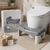 Toilet Footstool for Bathroom Comfort – Non-Slip Squatting Aid Stool