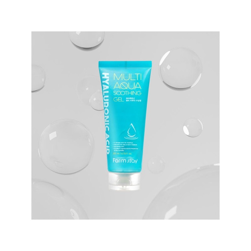 Farmstay Hyaluronic Acid Multi Aqua Soothing Gel 200ml / 팜스테이