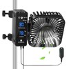 DAOTAILI 4" Grow Tent Fan with Auto Humidity Control |