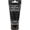 Grumbacher Academy Acrylic Paint, Gloss, 75ml/2.5 Ounce Plastic Tube, Ivory Black (C115P)