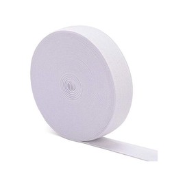 Elastic Band for Sewing, 5 Metres Stretch Elastic Band (White, 5 m x 25 mm)