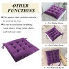 FlyGulls Rocking Chair Cushions Indoor Velvet Chair Pads High Back