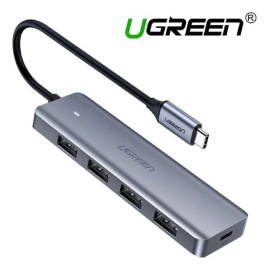 Hub Usb C Ugreen 4 En 1 Multipuerto 4 Puertos Usb 3.0 5 Gbps Para Mac Linux Windows Cm219-70336