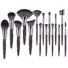 Juego de 15 brochas de maquillaje de calidad, brochas sintéticas