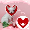 Geyoga Geyoga Valentine's Day Dog Costume Cute Pet Hat Clothes