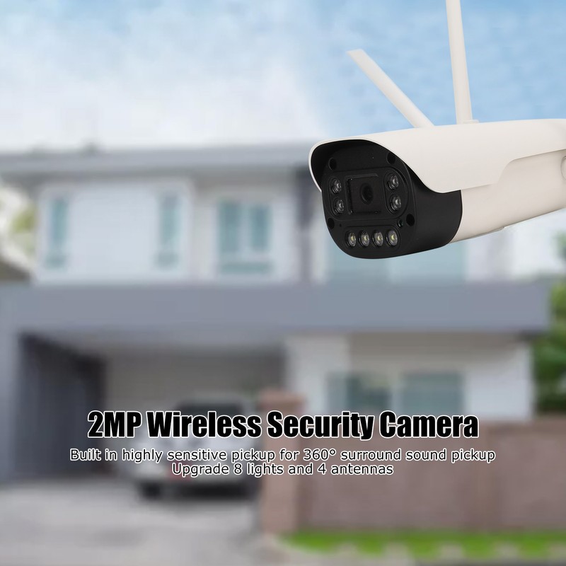 Wireless Security Camera V380 2MP Wifi Smart Net Camera 8