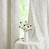Lotusolution Beige Curtains for Living Room 95" Long Double Layer