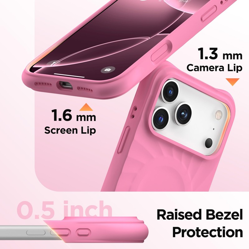 COFFKER - Funda compatible con 17 Pro Max, [cobertura de