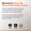 Momentous Essential Grass-Fed Whey Protein Powder - 20g Whey Isolate