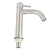 G1/2in Male Thread Stainless Steel Water Faucet Undercounter Single Cold
