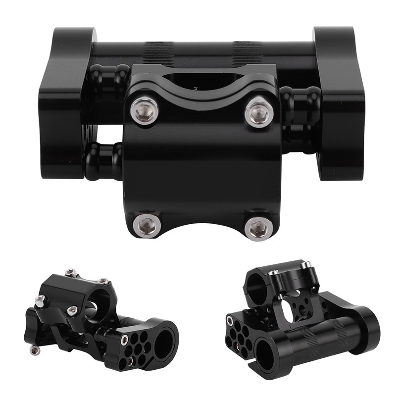 Folding Bike Adjustable Double Stem 25.4 CNC Aluminium Alloy Bicycle