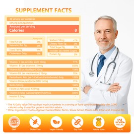 NEWOLITE 2 Pack Vitamin B Complex Gummies for Women Pineapple Flavor Daily Vitamin C B1,B2,B3,B5,B6,B7,B9,B12 Biotin Folate Supports Energy, Mood, Immune System Sugar-Free Vegan Work Adults(120Count)