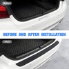 Car Rear Bumper Protector Guard - Anti-Scratch Rubber Cover Strip