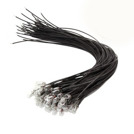 GPW05W-50JP Wheat Balls Set of 50, 4mm, 12V, 70mA, Small Bulbs, Wiring Included, Train Model, Railway Model, Building Model, Model Decoration, Diorama