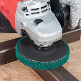 5Pcs 5" x 7/8" Nylon Fiber Flap Disc Polishing Grinding Wheel,Scouring pad Buffing Wheel for Angle Grinder, Polishing Tools (Grit 180)