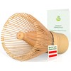 Original Matcha Broom with 100 Bristles, Handmade from Bamboo for
